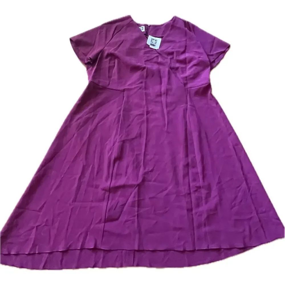 Anne Klein Fuscia Dress Women’s Size 18W NWT Retails $149